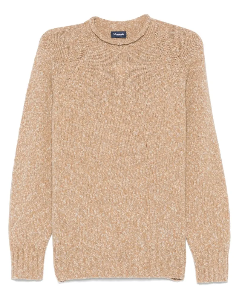 Drumohr  Pullover mit meliertem Effekt - Braun Braun