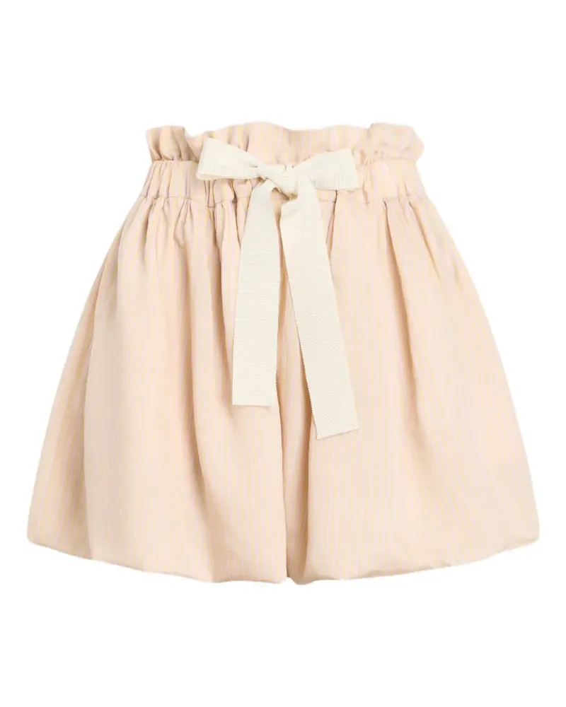 Patou Minirock mit Rüschen - Nude Nude
