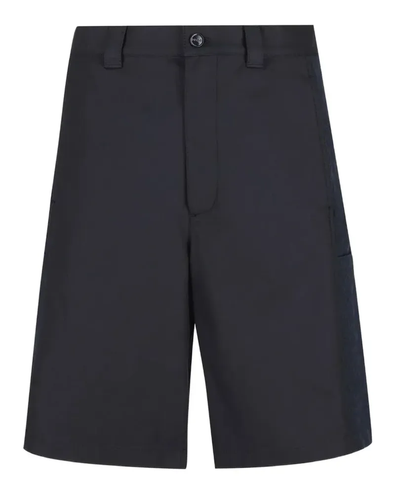 Gucci logo-button shorts - Blau Blau