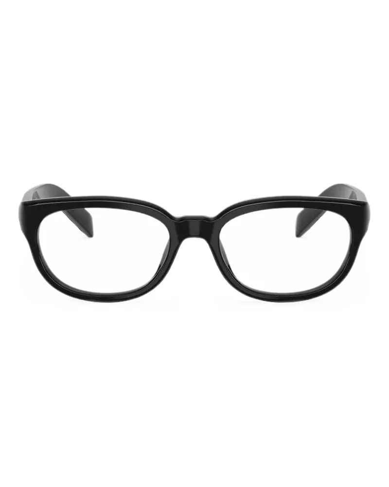 Prada Brille mit Logo - Schwarz Schwarz