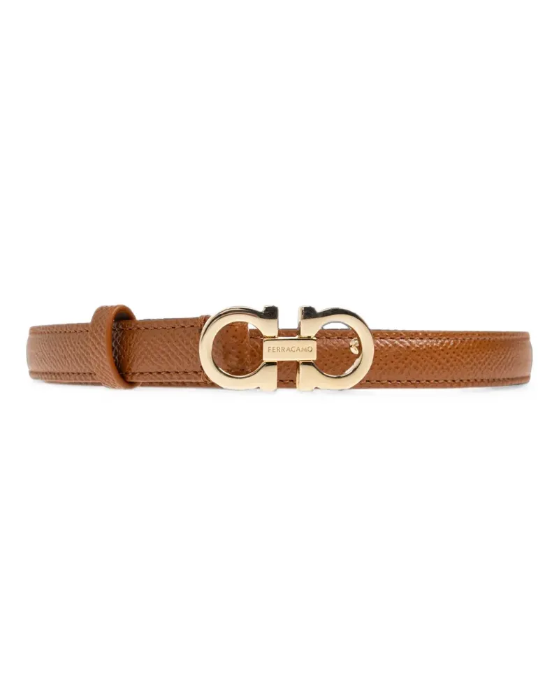 Ferragamo Gancini Gürtel - Braun Braun