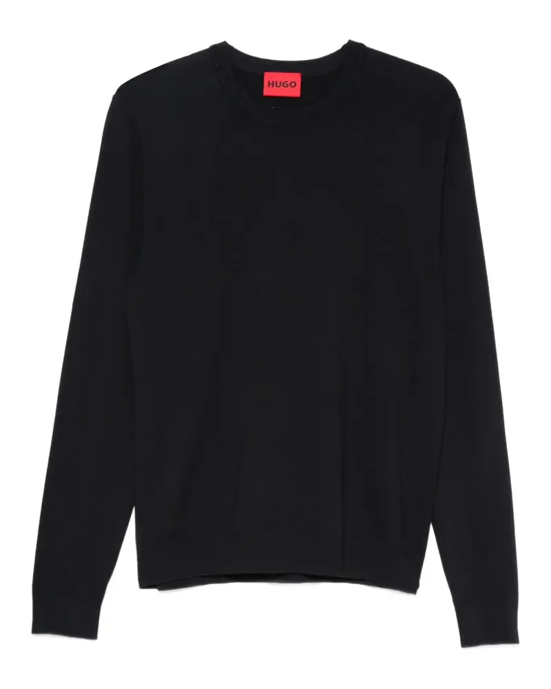 HUGO BOSS Pullover mit Rundhalsausschnitt - Blau Blau