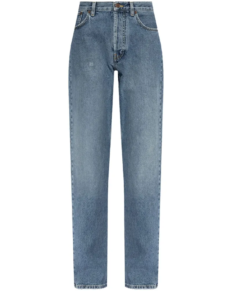 Moschino Jeans mit hohem Bund Blau