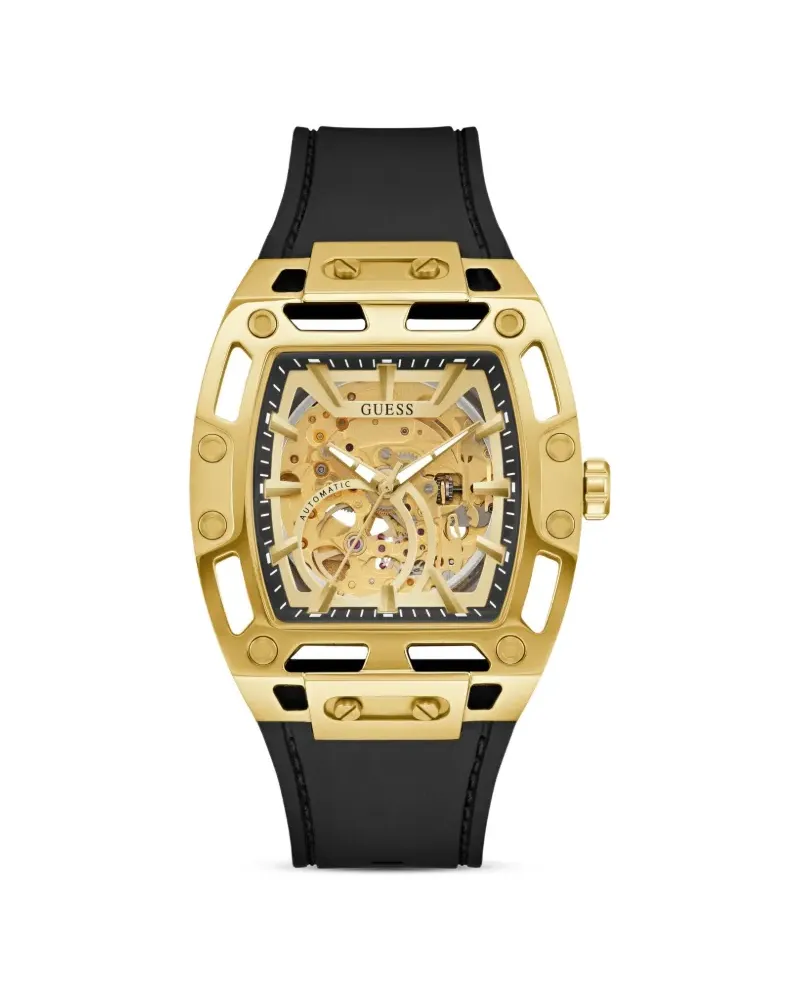 Guess Gold Skeleton Automatic 44mm Gold