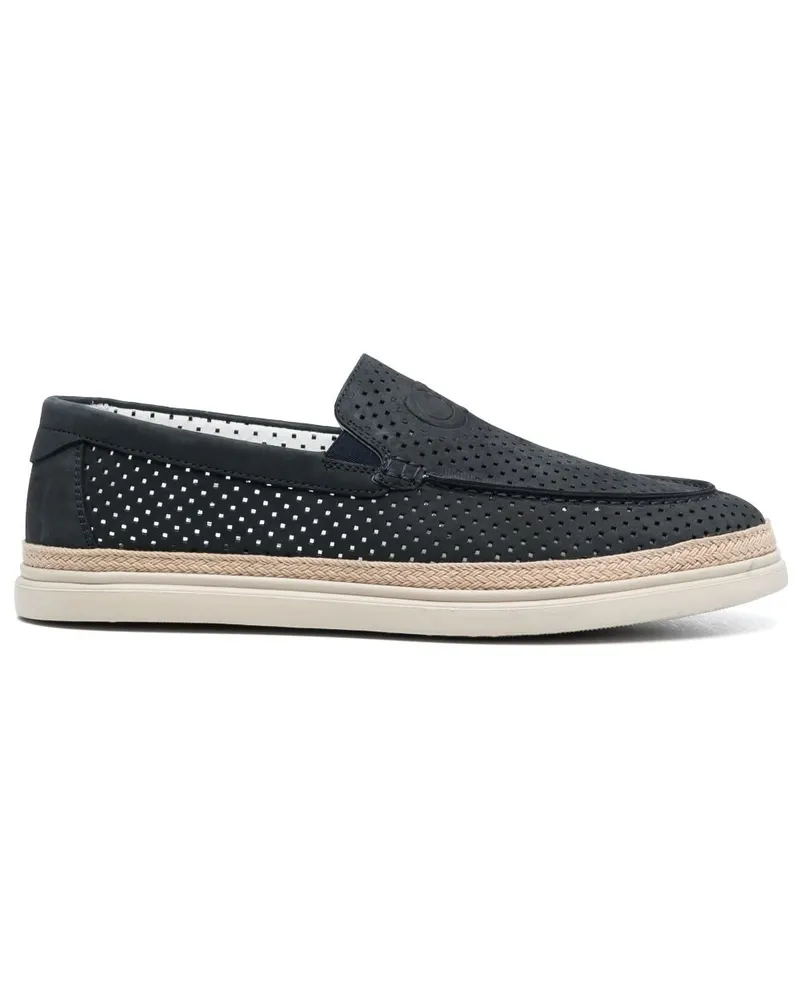 Casadei Espadrilles aus perforiertem Leder - Blau Blau