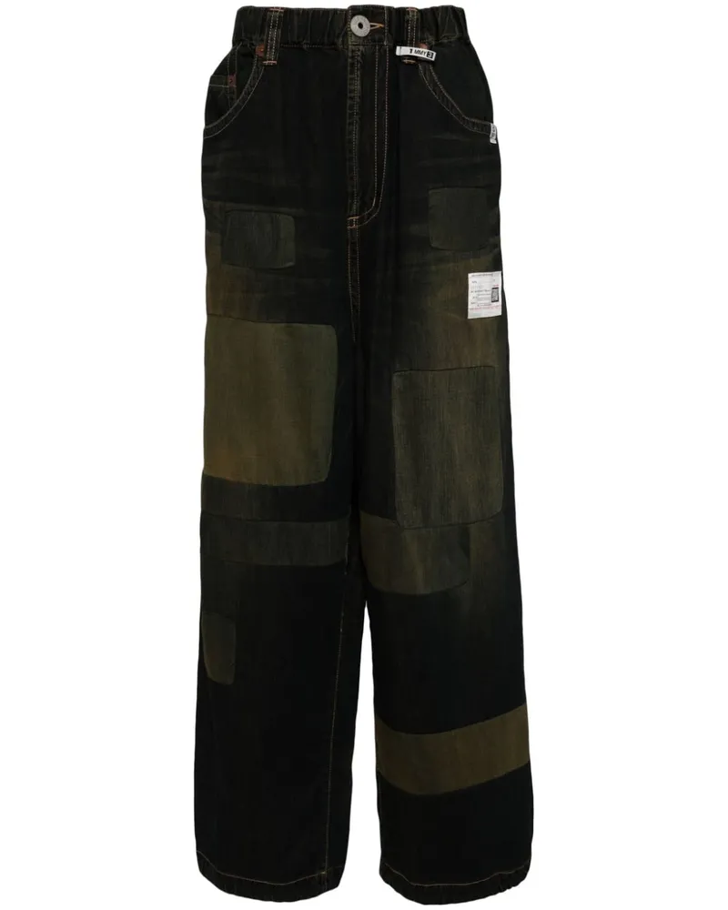 MIHARAYASUHIRO Jeans im Patchwork-Look - Blau Blau