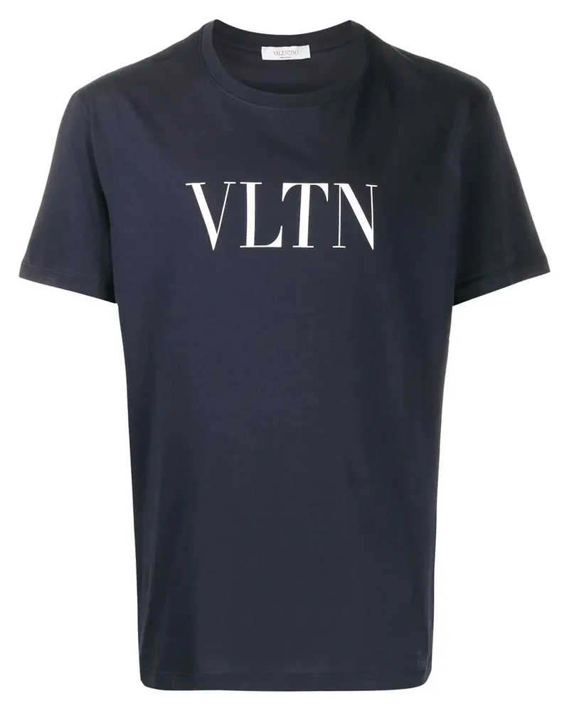 Valentino Garavani T-Shirt mit VLTN-Print - Blau Blau