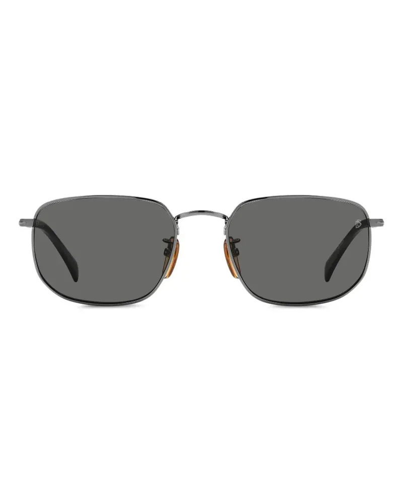 EYEWEAR by DAVID BECKHAM Sonnenbrille mit eckigem Gestell - Silber Silber