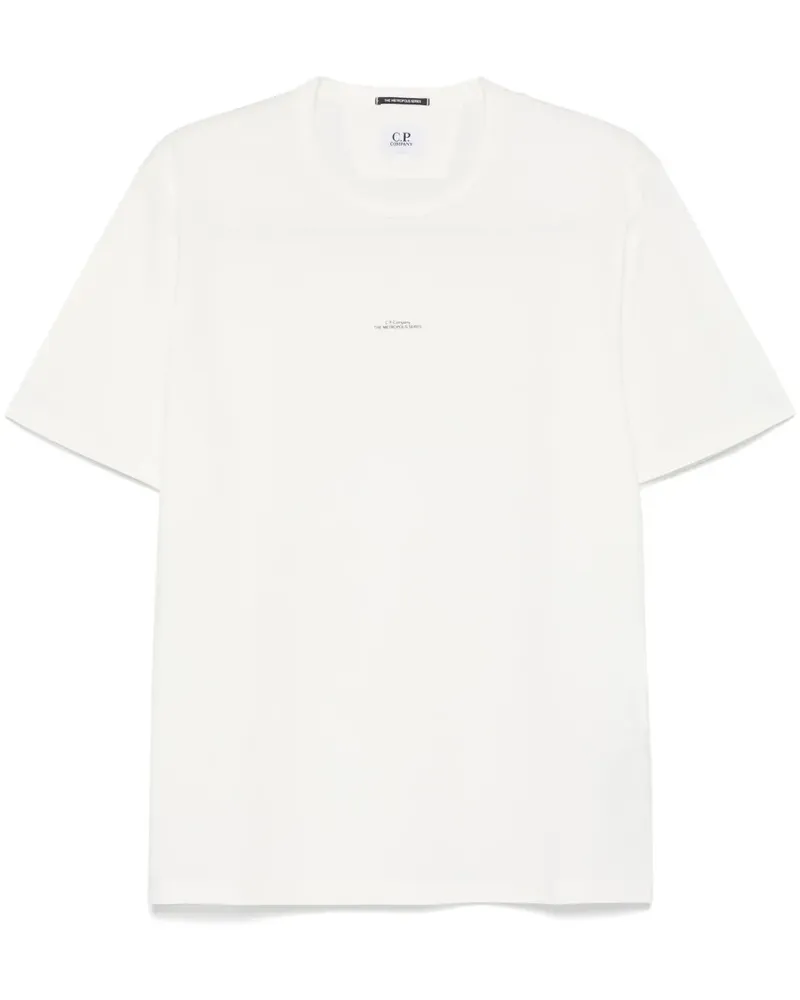 C.P. Company T-Shirt mit Logo-Print - Weiß Weiß