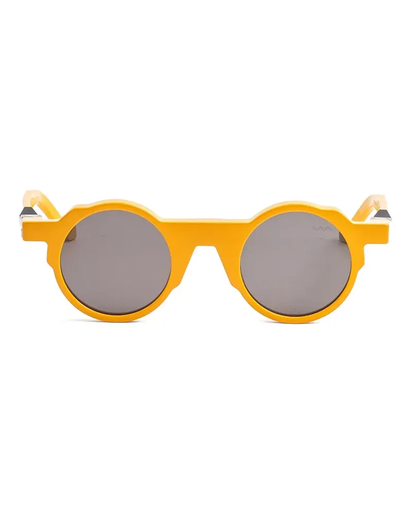 VAVA EYEWEAR Sonnenbrille mit rundem Gestell - Gelb Gelb