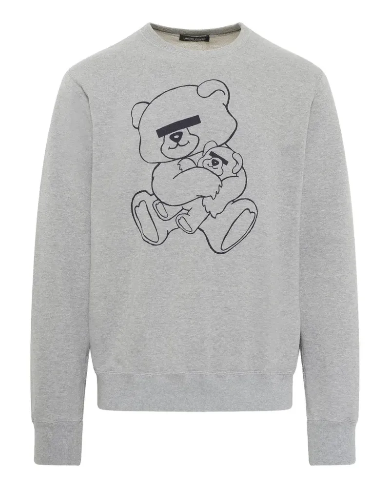 Undercover Teddy-print sweatshirt - Grau Grau