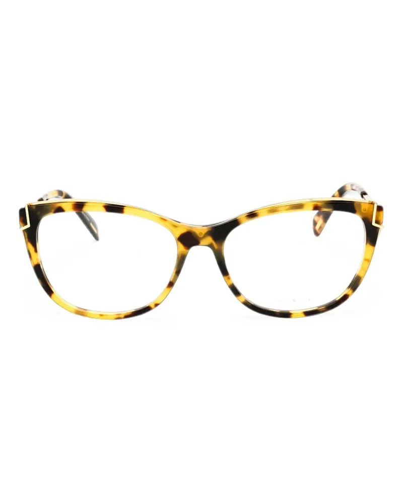 Police tortoiseshell-effect cat-eye frame glasses - Braun Braun
