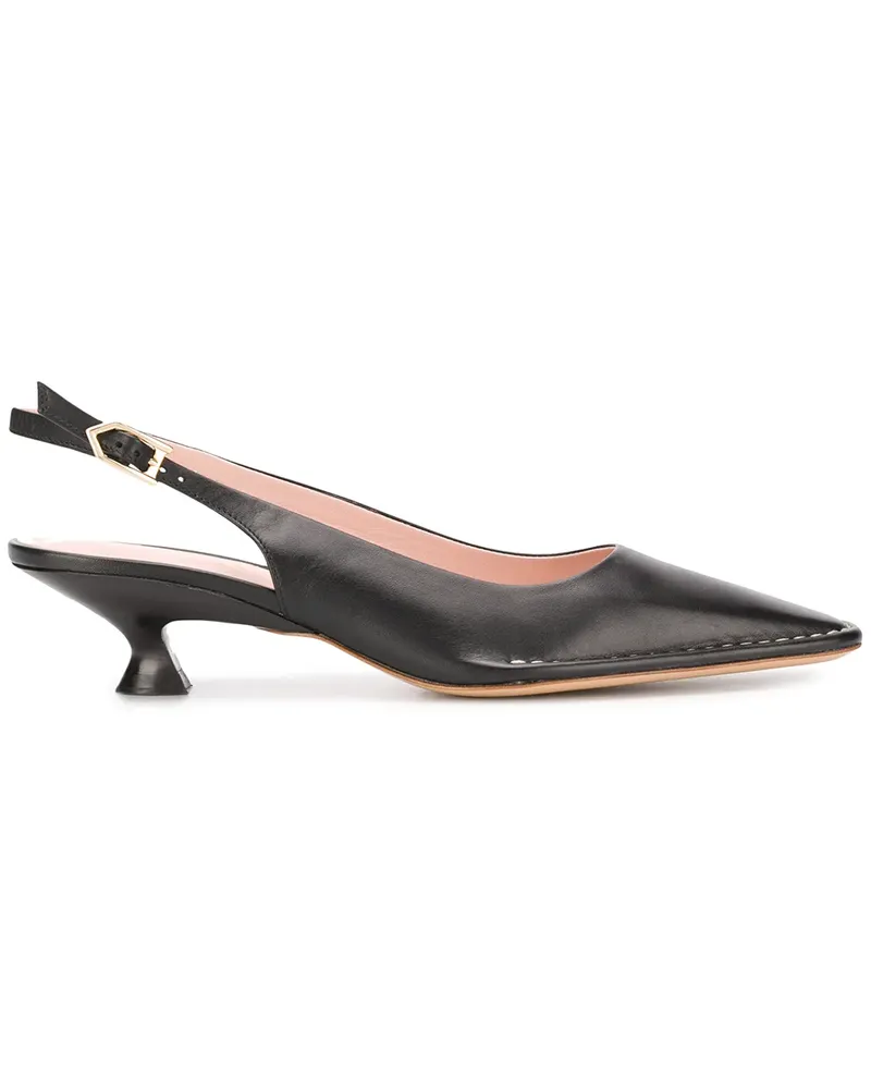 TOD'S Klassische Slingback-Pumps - Schwarz Schwarz