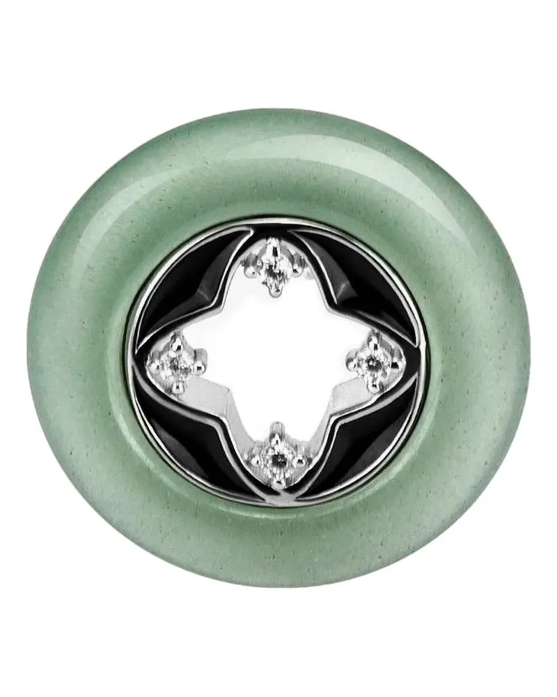 Shanghai Tang Tang Fortune jade ring - Silber Silber