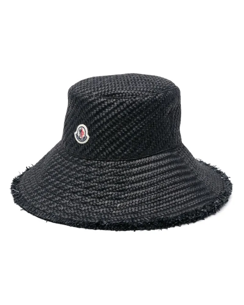 Moncler Gewebter Fischerhut - Schwarz Schwarz