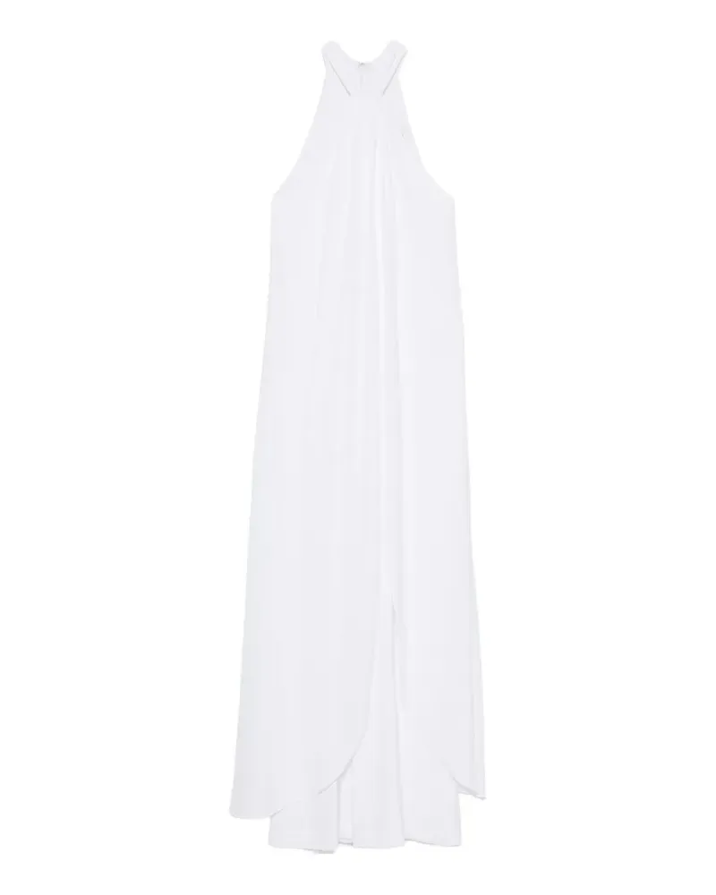 Ralph Lauren Drapierter Neckholder-Jumpsuit - Weiß Weiß