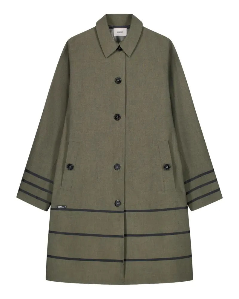 COPERNI Gestreifter Mantel - Grün Grün