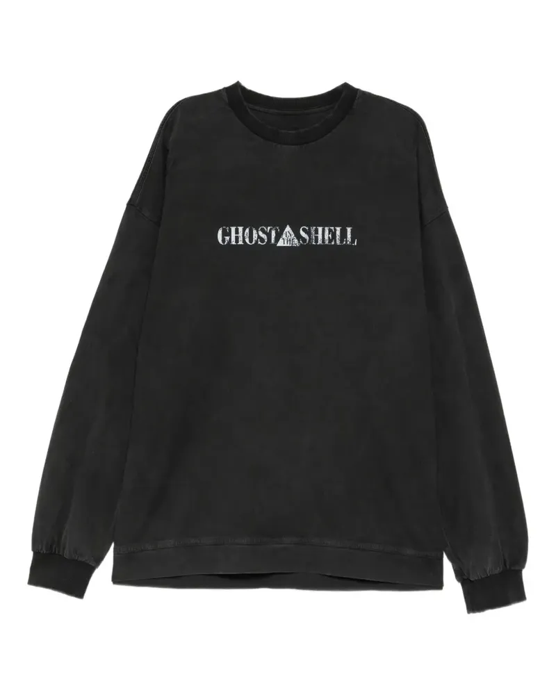 JUUN.J Sweatshirt mit Logo-Print - Schwarz Schwarz