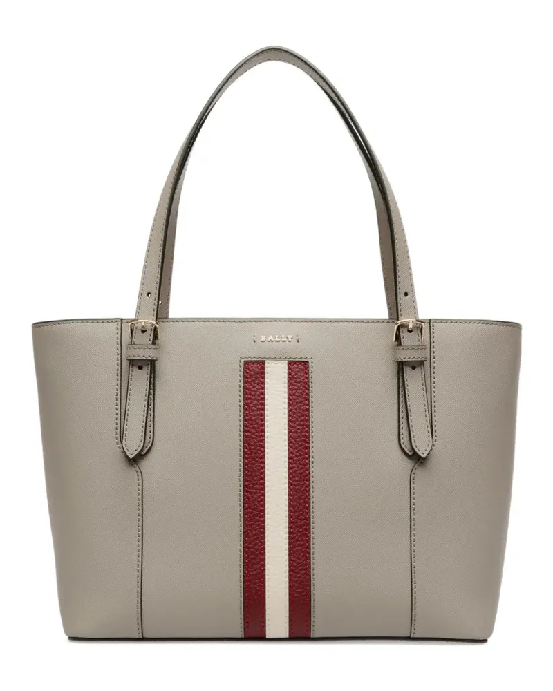 Bally Tote Bag mit Prägung - Grau Grau