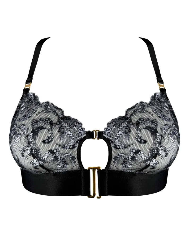 Bordelle Siren lace bra - Schwarz Schwarz