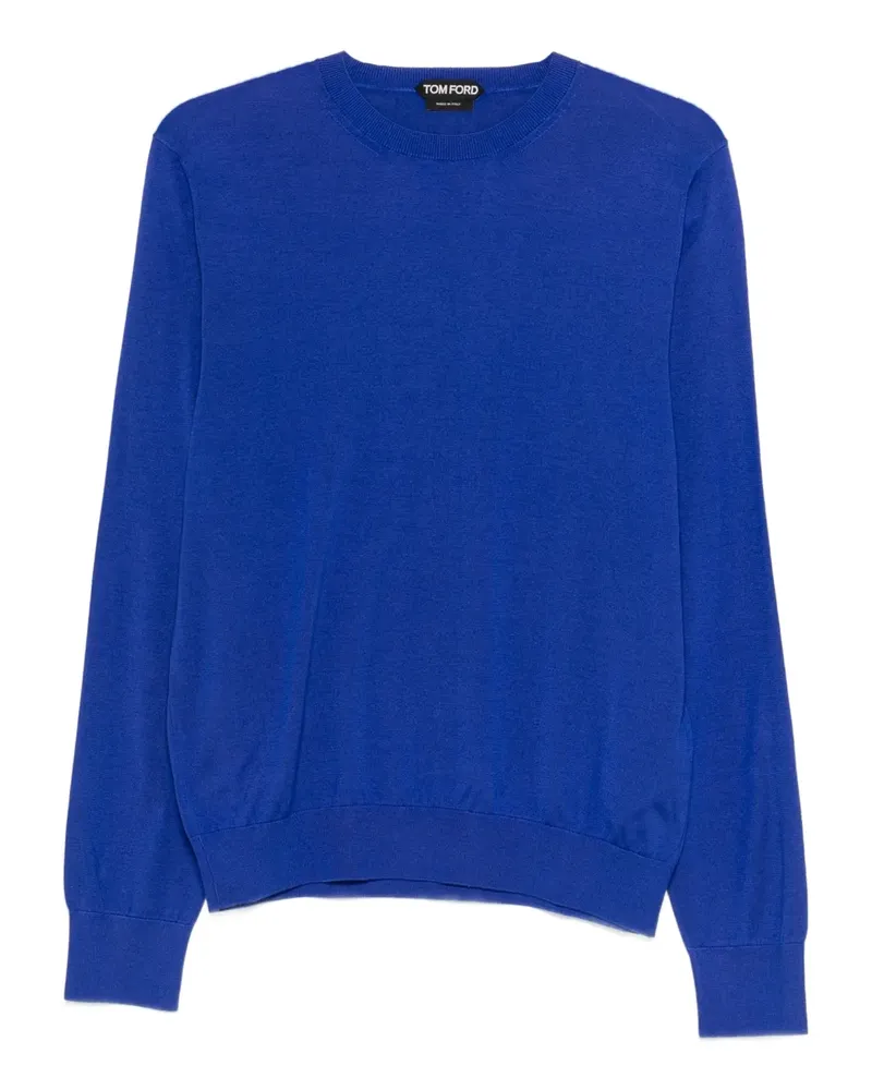 Tom Ford Pullover mit Rundhalsausschnitt - Blau Blau