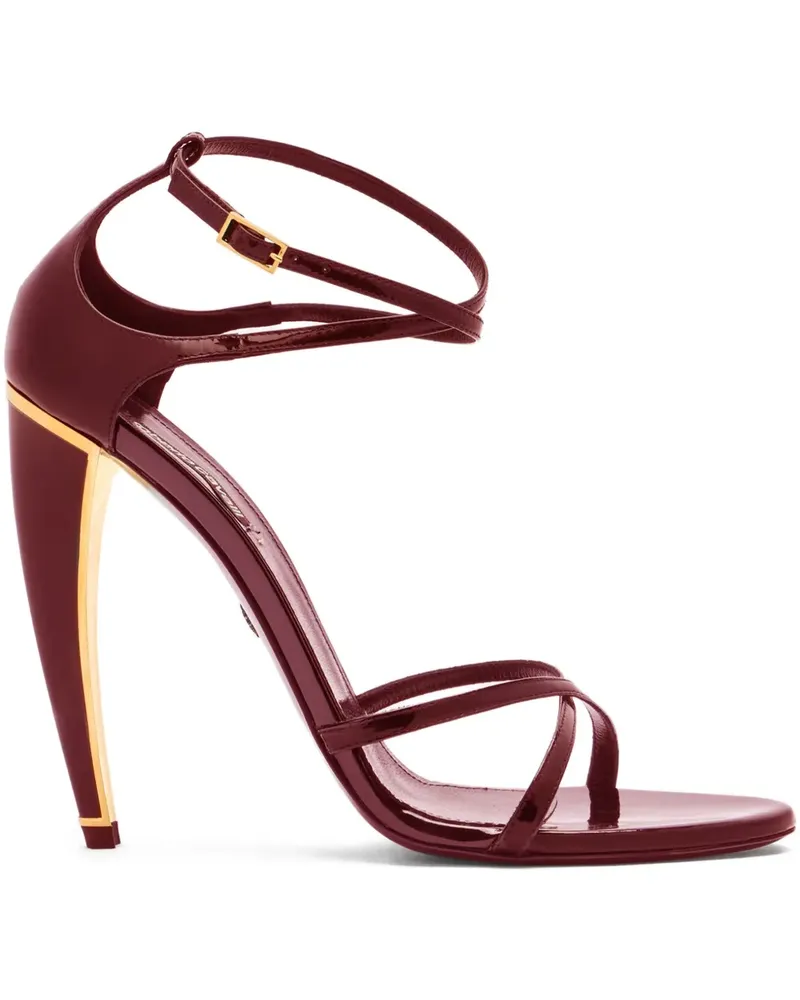 Roberto Cavalli Sandalen aus Leder - Rot Rot
