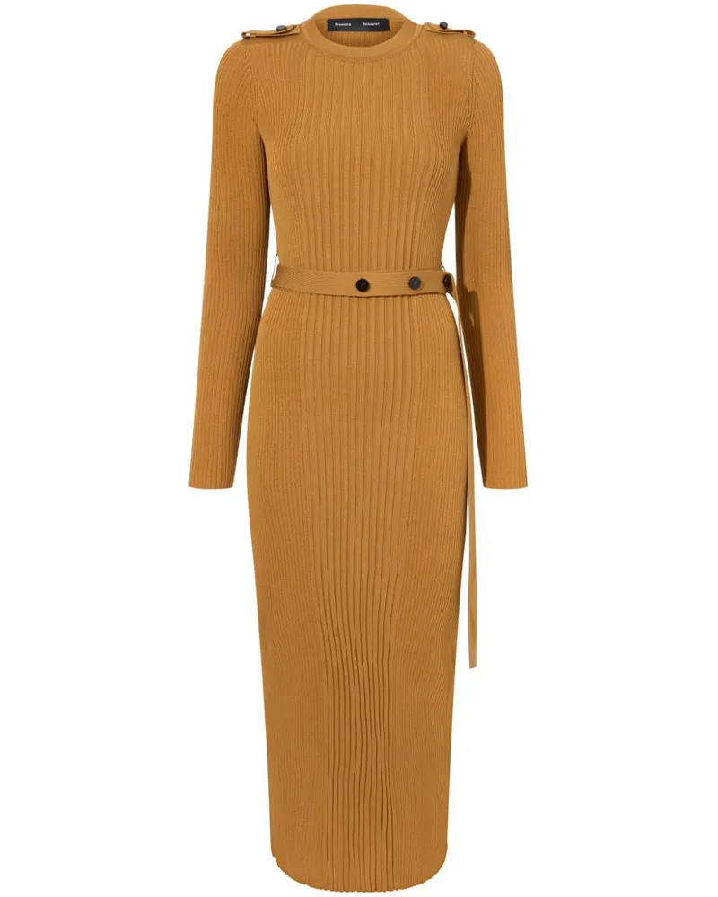 Proenza Schouler Lauryn Maxikleid - Braun Braun