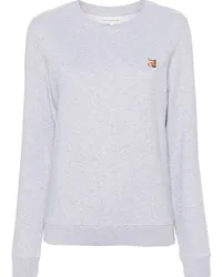 Kitsuné Fox Head Sweatshirt Grau