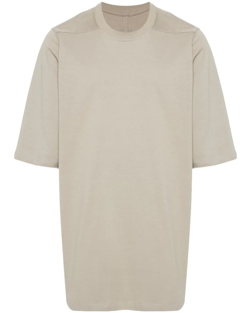 Rick Owens Jumbo T-Shirt aus Bio-Baumwolle Nude