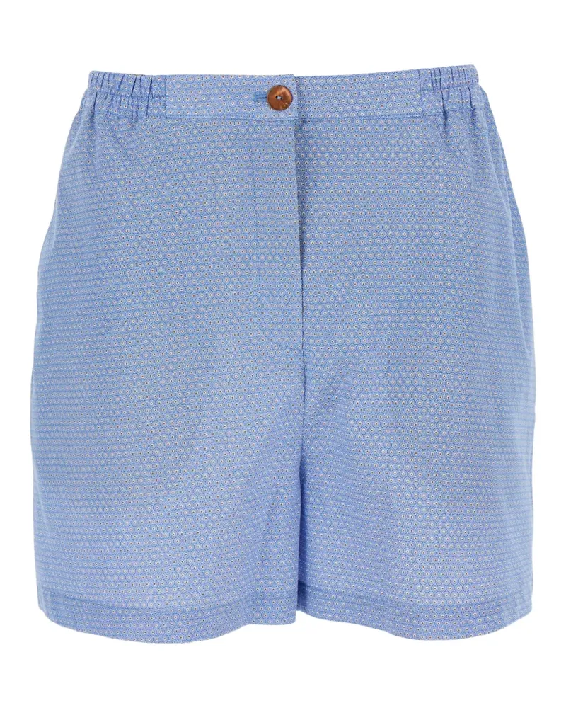 ..,merci geometric-print shorts - Blau Blau