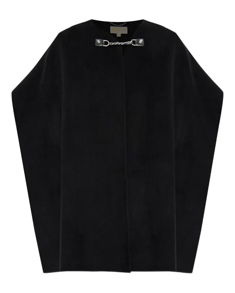 Michael Kors Cape mit Kettendetail - Schwarz Schwarz