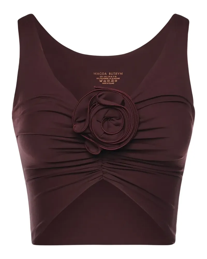 Magda Butrym knotted top - Braun Braun