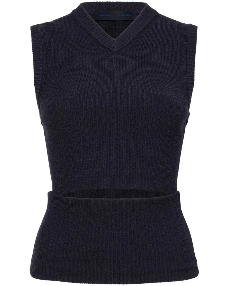 Proenza Schouler Cruz Oberteil - Grau Grau