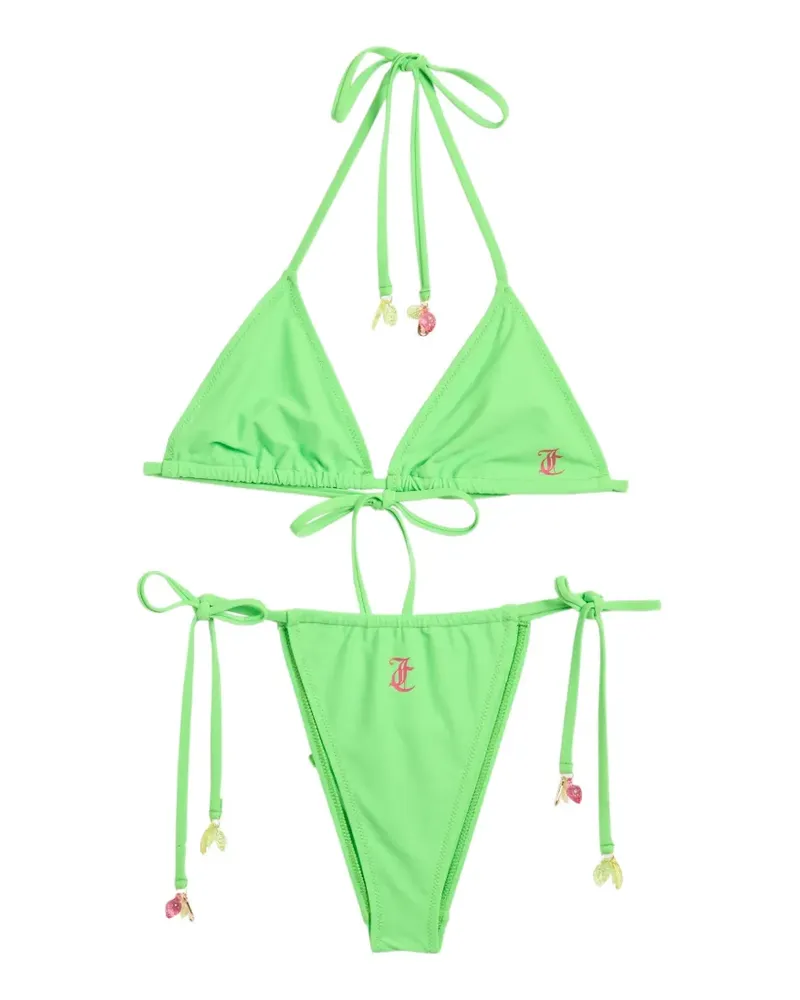 Juicy Couture Bikini mit Früchte-Anhänger - Grün Grün