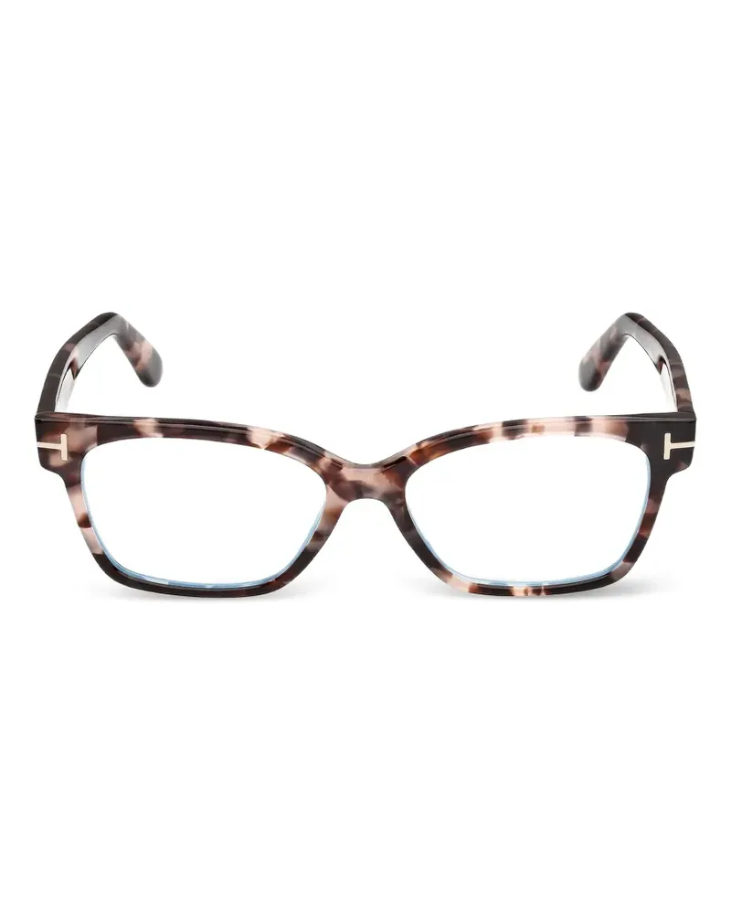 Tom Ford tortoiseshell-effect cat-eye glasses - Braun Braun