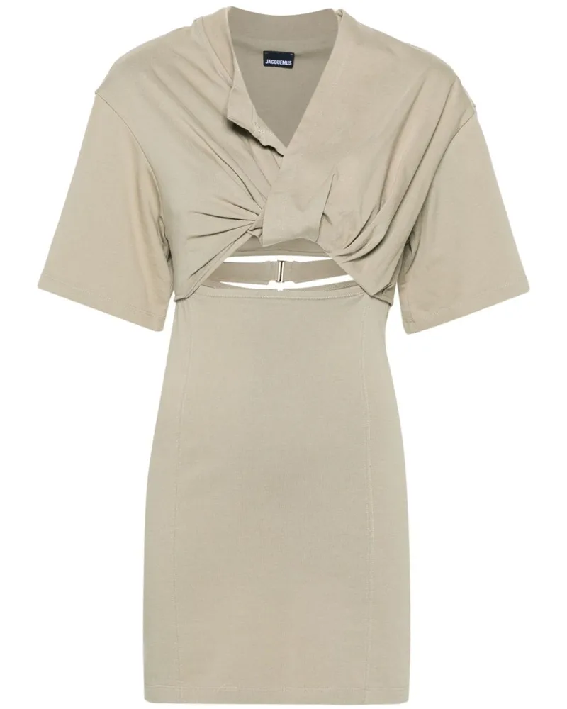 Jacquemus La Robe T-shirt Bahia Minikleid - Nude Nude