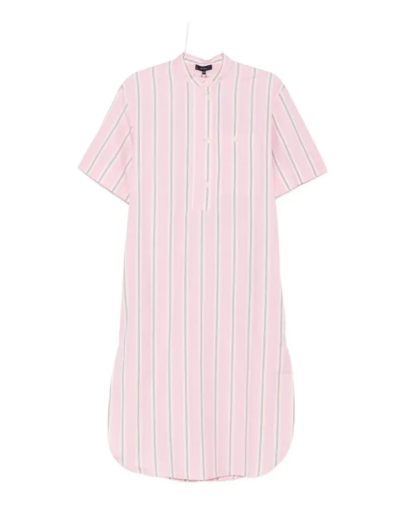 Soeur Ilya striped pocket midi shirt dress - Rosa Rosa