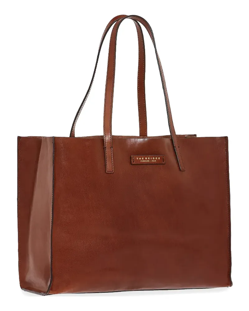 The Bridge leather tote bag - Braun Braun