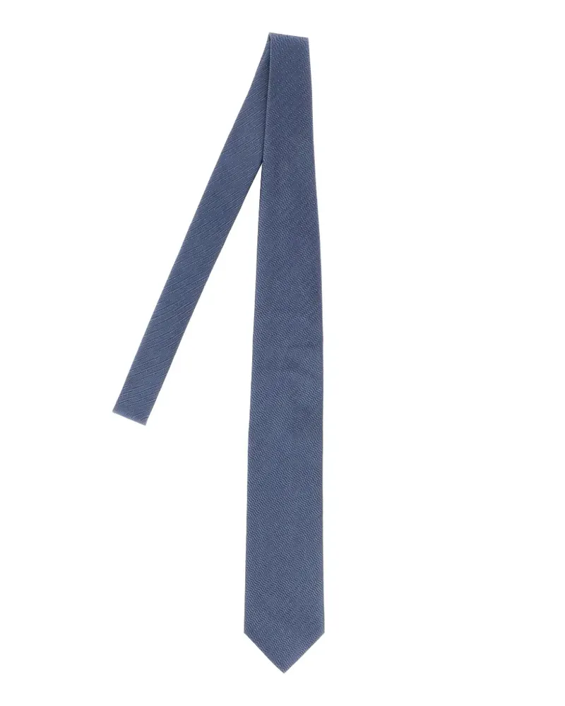 Brioni Krawatte mit Polka Dots - Blau Blau