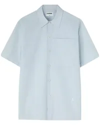 Jil Sander Gestreiftes Friday Hemd Blau