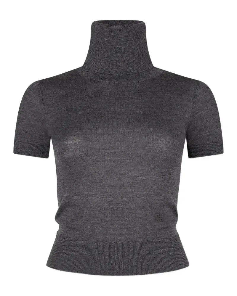 Dsquared2 D2 Upside Down Kurzarm-Rollkragenpullover - Grau Grau