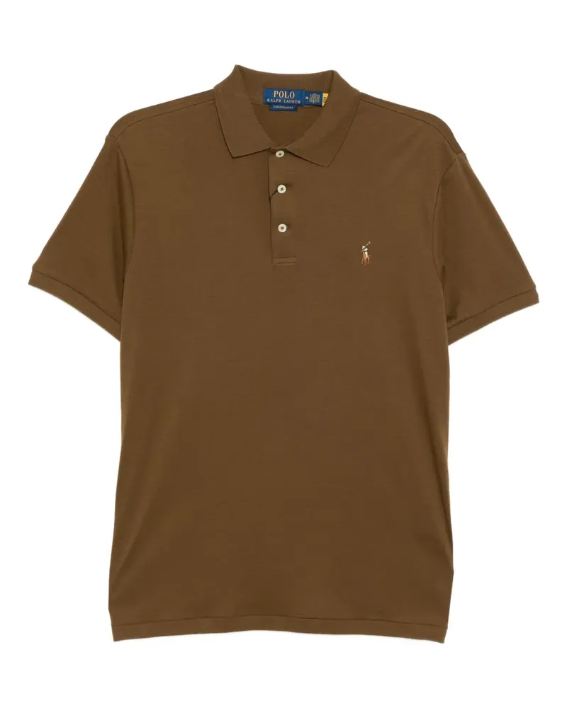Ralph Lauren Poloshirt mit Logo-Stickerei - Braun Braun