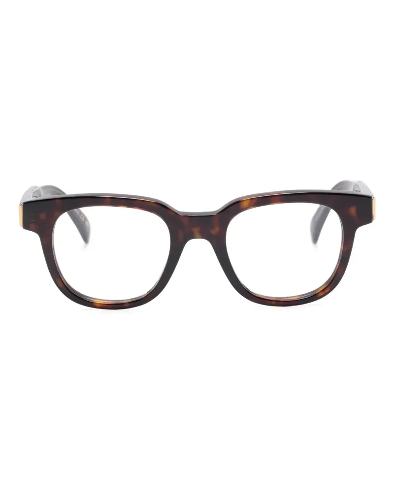 Dunhill Brille mit eckigem Gestell - Braun Braun