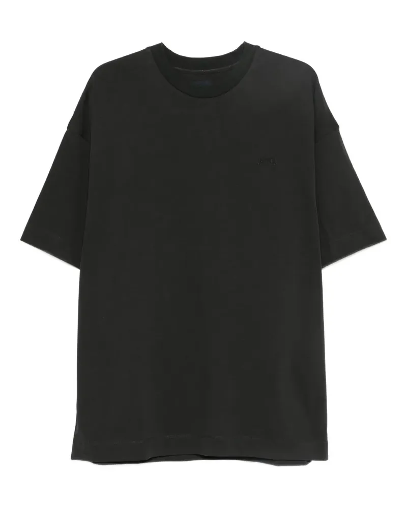 JUUN.J T-Shirt mit grafischem Print - Grau Grau