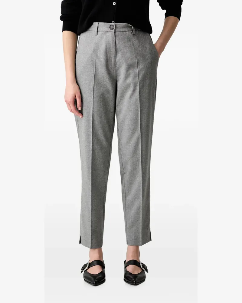 Marc O'Polo pressed-crease trousers - Grau Grau