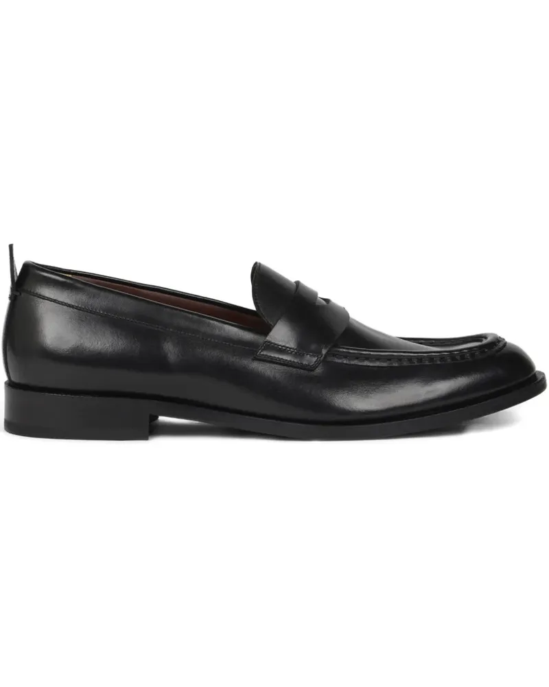 Etro penny leather loafers - Schwarz Schwarz