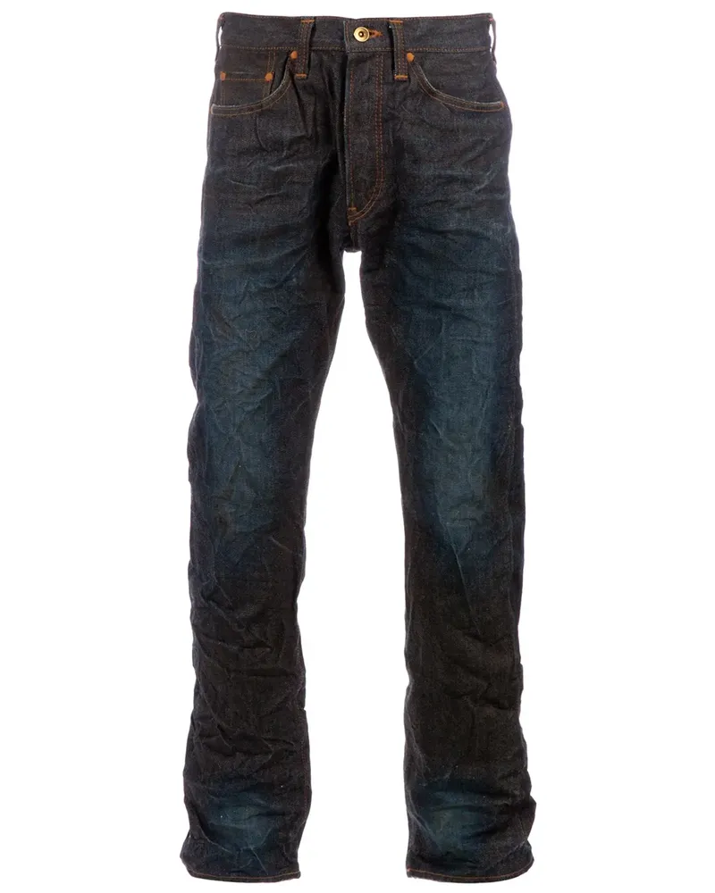 PRPS crinkled regular cut jean - Blau Blau
