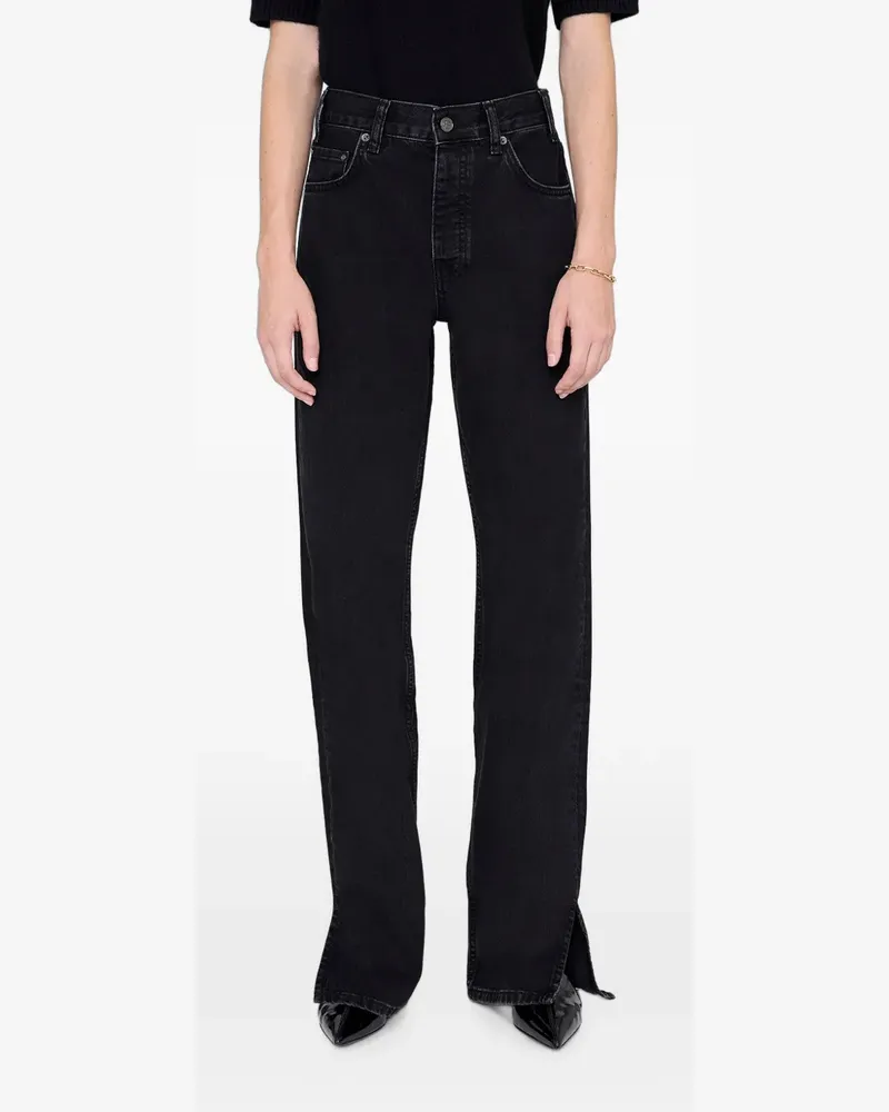 Anine Bing Roy Jeans Schwarz Schwarz