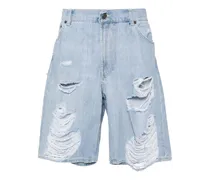 Halbhohe Wen Jeans-Shorts