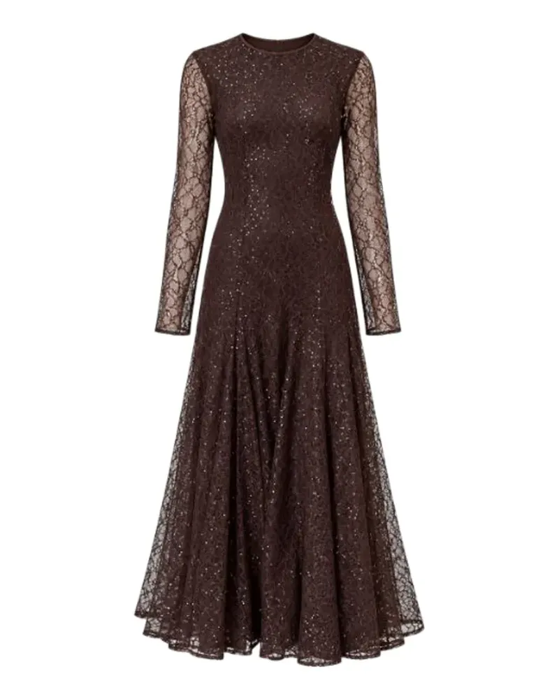 Twin-Set sequin-embellished lace dress - Braun Braun